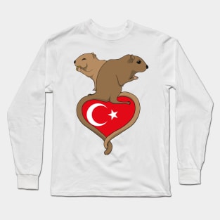 Gerbil Turkey (light) Long Sleeve T-Shirt